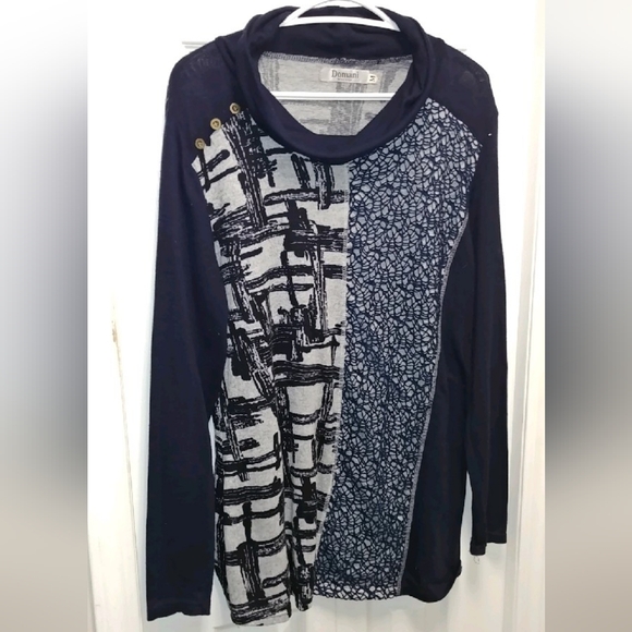 Domani cowl neck tunic sweater - Picture 5 of 7